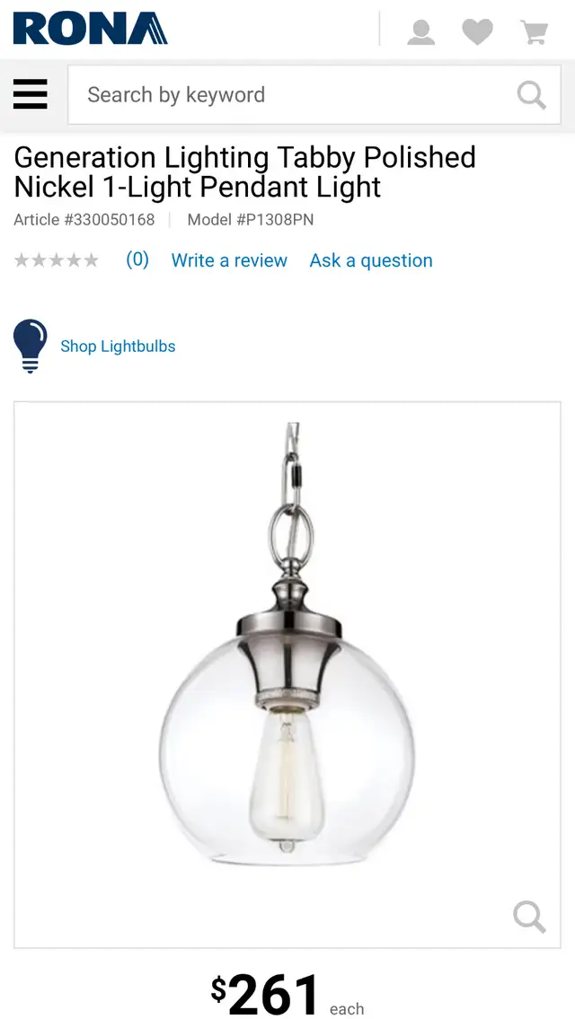 Pendant light - brand new in Indoor Lighting & Fans in Mississauga / Peel Region - Image 6