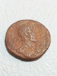 Year 136 AD Hadrian As denomination, Ancient Roman coin