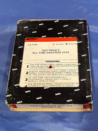 Ray Price's All Time Greatest Hits 8-Track Tape