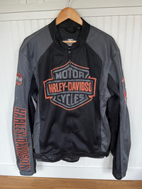 Genuine Harley Davidson Mesh Riding Jacket - Size L