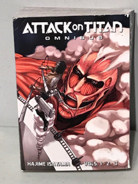 Attack on Titan Omnibus Vol 1 2 3 Manga Comic Book HajimeIsayama