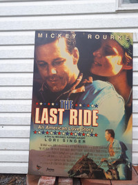 Laminated poster ‘The Last Ride’ 1994 - laminé sur bois