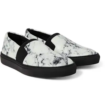 Great Condition Balenciaga Marble Leather Sneakers Shoes Men, View more