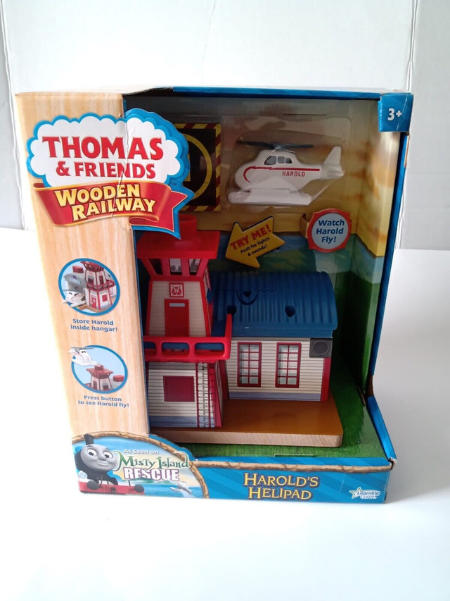 2010 Thomas and Friends Harold’s Helipad LC99277 in Toys & Games in Oshawa / Durham Region