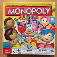 Monopoly junior - Party/ Fête (5 ans plus)