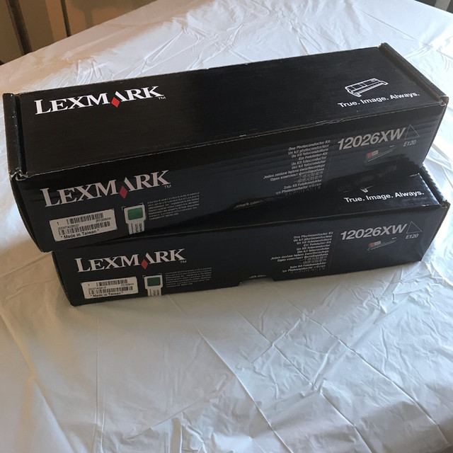 New Lexmark 12026XW Photoconductor Kits Black For E120n Printer in Printers, Scanners & Fax in Regina