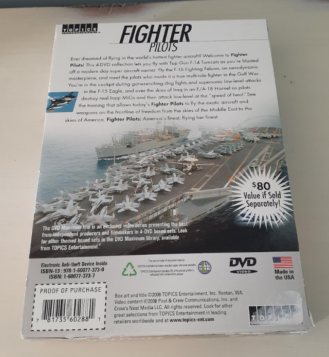 DVD Maximum Fighter Pilots 4-DVD Collector's Set - sealed in CDs, DVDs & Blu-ray in Markham / York Region - Image 5