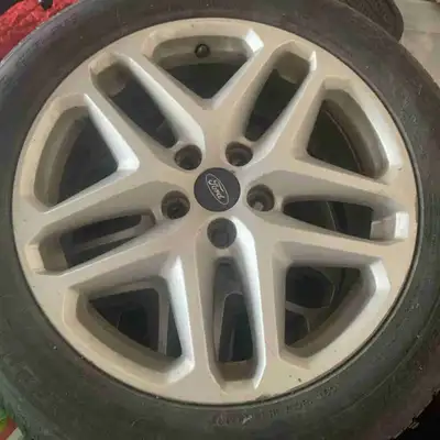 Good condition 4 OEM ford 17 inch rims . Sold the car so no longer need. Tires would likely needed t...