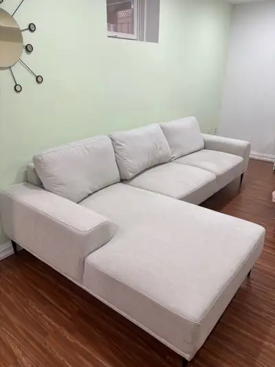 Structube sectional sofa 106”X64”, View more