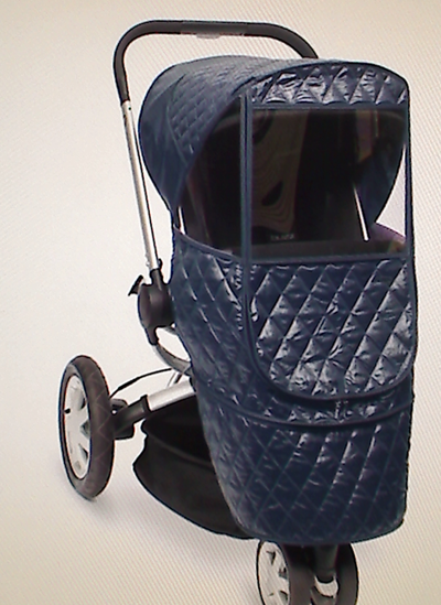 Manito Castle Beta Navy Stroller Weather Shield-Like New, View more