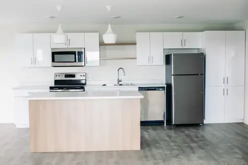 This corner unit has lots of natural light and a huge private balcony to enjoy. This is a Modern 2 b...
