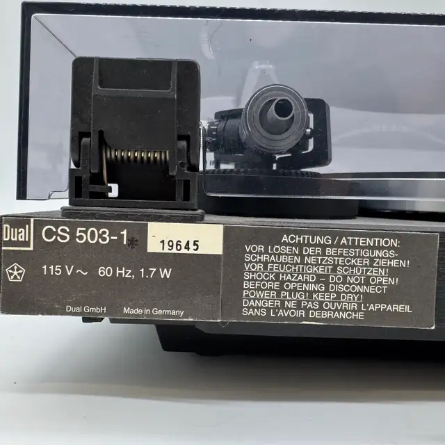 DUAL CS 503-1 Stereo Record Turntable Audiophile Concept. Tested in Stereo Systems & Home Theatre in City of Toronto - Image 9