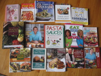 Variety of cook books