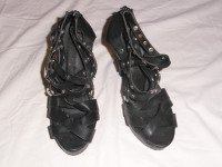 shoe,Studded highheel shoe