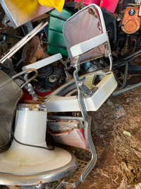 Vintage barber chair