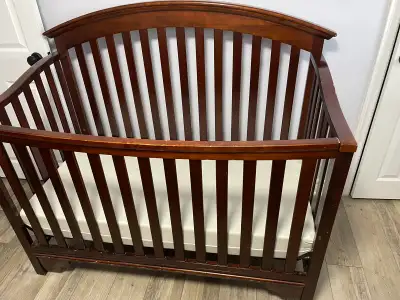 Crib with a mattress, View more