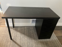 IKEA LAGKAPTEN / ALEX desk / drawers, black-brown