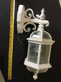Wall lantern , white color