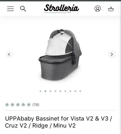 Uppababy Bassinet - Purchased in 2024 - MINT Condition! , View more