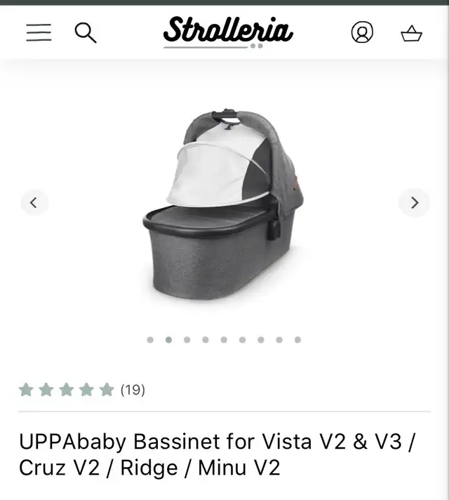 Uppababy Bassinet - Purchased in 2024 - MINT Condition!  in Strollers, Carriers & Car Seats in Oakville / Halton Region - Image 2