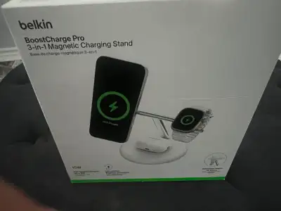 For sale belkin boost charger pro 3 in one magnetic charging sta, View more