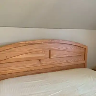 Tête de lit de couleur chêne en bois véritable, View more