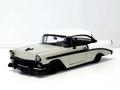1956 Chevrolet Bel Air Jada 1:24 diecast model, View more