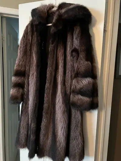 Polar Fox Women’s Fur Coat, Medium Size, View more