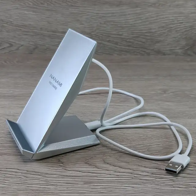 Fast Wireless Charger NANAMI 10W Qi Wireless Charging Stand -NEW in Cell Phone Accessories in City of Toronto - Image 2