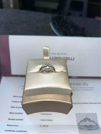 10k white gold and diamond ring enhancer/wedding band