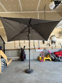 Patio umbrella and base