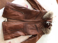 Real leather women jacket