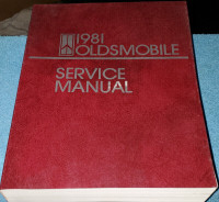 1981 CHASSIS Toronado Cutlass Service Manual