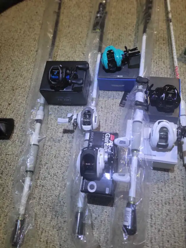 Rod reel lews mach series kadtking reel RH in Fishing, Camping & Outdoors in Peterborough - Image 5