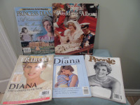 Princess Diana Memorabilia - Lot of 5, 4 Magazines & 1 Book