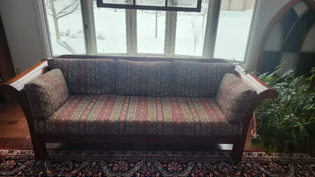 Vintage Hickory Chair Furniture Co....sofa and chair in Couches & Futons in Kingston - Image 2