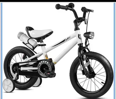 Brand new Glaf 12 Inch Kids Bike with Training Wheels for Boys and Girls Ages 3+ Years Old Bike Bicy...
