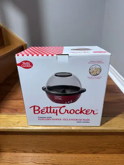 Brand New Betty Crocker Movie Nite PopcornMaker for Sale!, View more