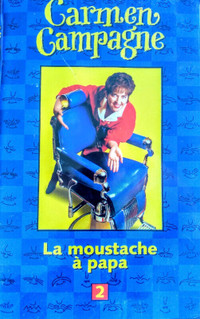Cassette VHS Carmen Campagne:  La moustache à papa