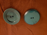 Vintage Large Turquoise Green Buttons