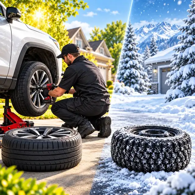 Mobile Winter Tire Swap – Calgary Area