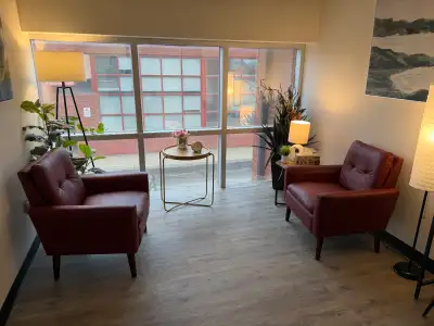 Looking for a quiet, professional space to see clients without committing to a lease or a membership...