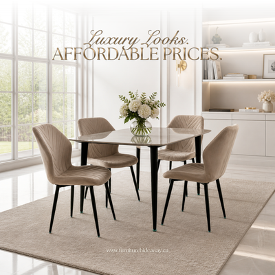 Affordable Luxury Dining Set | Modern Ceramic Top Table & Chairs, View more