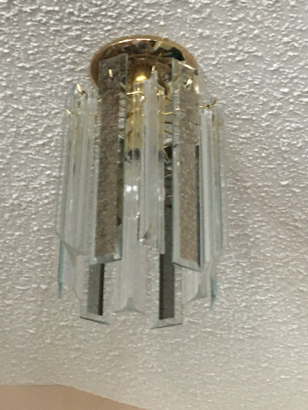 Bevelled Mirror Chandelier pieces in Indoor Lighting & Fans in St. Albert - Image 3