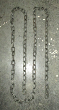 Used Steel Chains Dia.1/4"xL.96" / L.105", or Dia.9/32"xL.102"