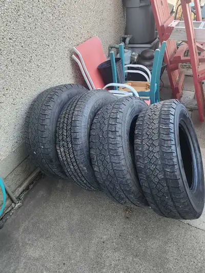 Used tires of Ford F150... 3 tires General Grabbers, one Firestone HT2 like new.