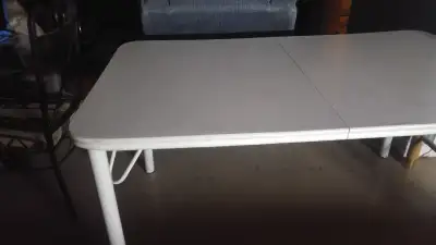 Beautiful White Dining Table with Leaf!, View more