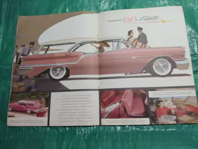 AMAZING 1957 OLDSMOBILE BROCHURE , View more