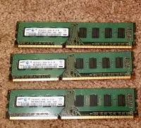 2gb x 3 DDR3 ram sticks