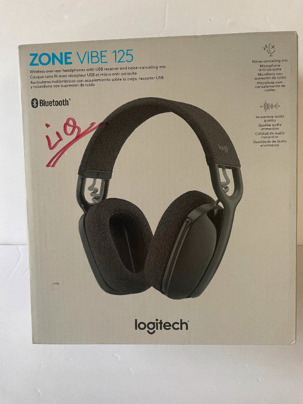 *New (Reg. $170)* Logitech VIBE125 Wireless Bluetooth Headphones in Other in Markham / York Region - Image 3